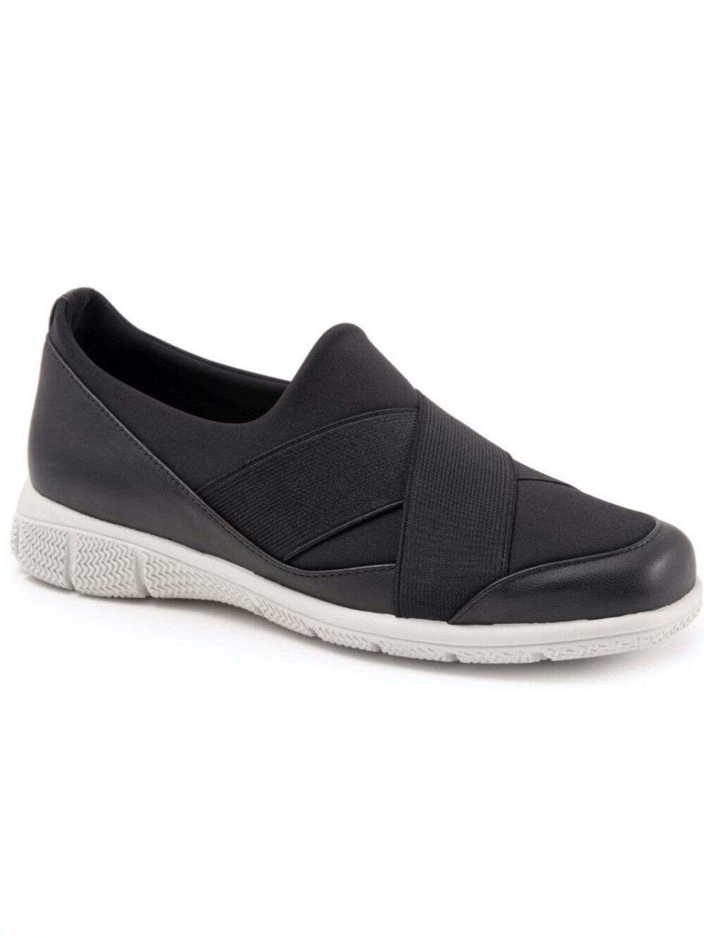 Women's Trotters Urbana Black Slip On Sneaker Size-8.5